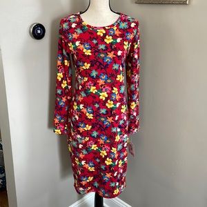 LuLaRoe multicolor floral dress NWT